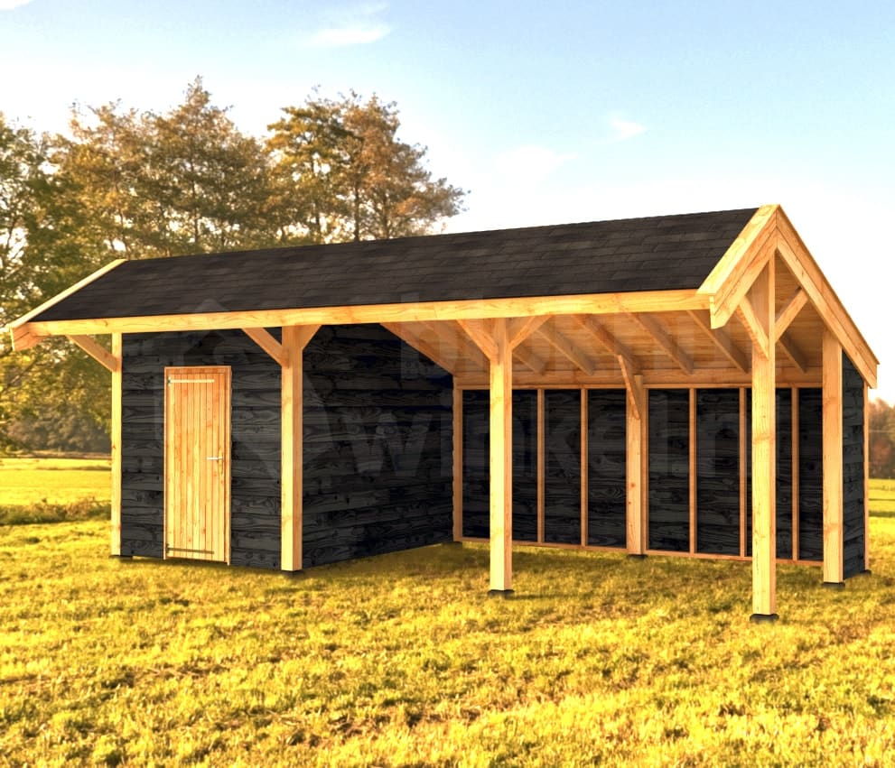kapschuur Woodvision Kapschuur Modulair Maasland 1050x310 (3 vakken) - Woodvision - WVKMMA1050310 - 1050x440 kapschuur Woodvision Kapschuur Modulair Maasland 1050x310 (3 vakken) - Woodvision - WVKMMA1050310 - 1050x440