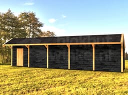 Woodvision Kapschuur Modulair Rijnland 1750x310 geïmpregneerd (5 vakken)