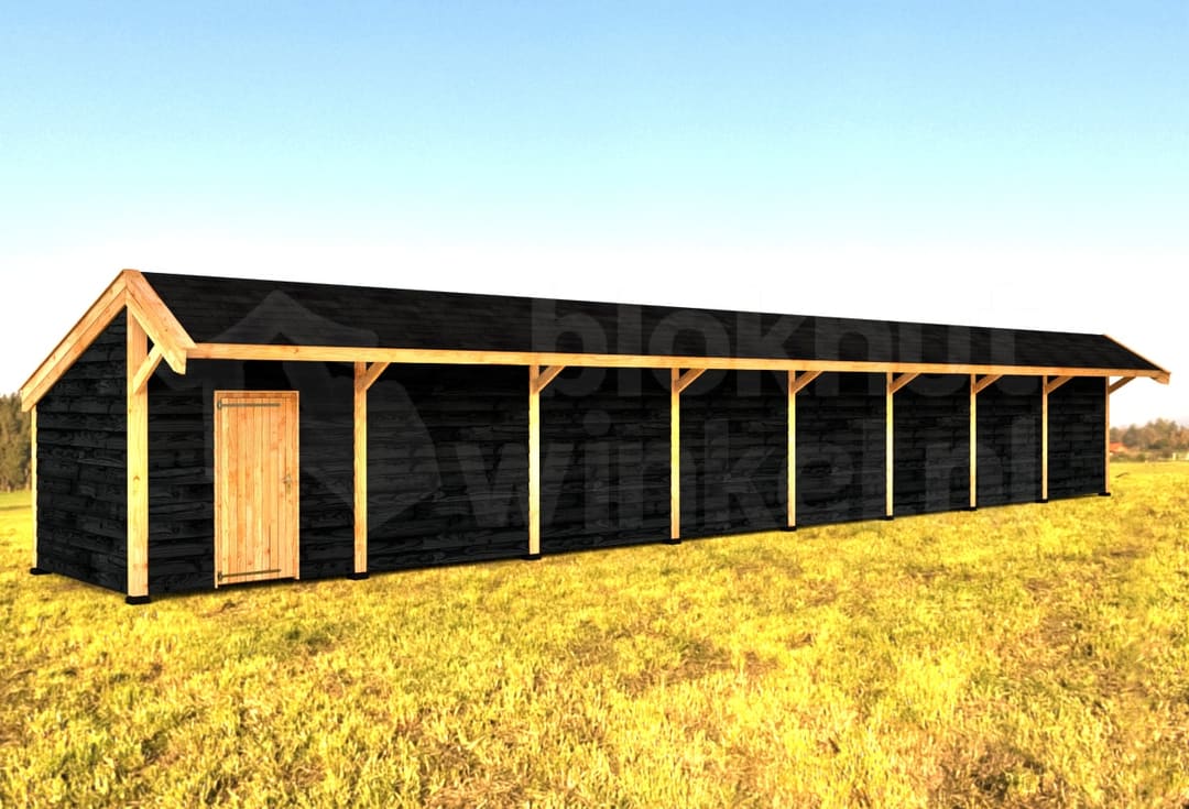 kapschuur Woodvision Kapschuur Modulair Rijnland 2800x310 (8 vakken) - Woodvision - WVKMRI2800310 - 2800x440 kapschuur Woodvision Kapschuur Modulair Rijnland 2800x310 (8 vakken) - Woodvision - WVKMRI2800310 - 2800x440