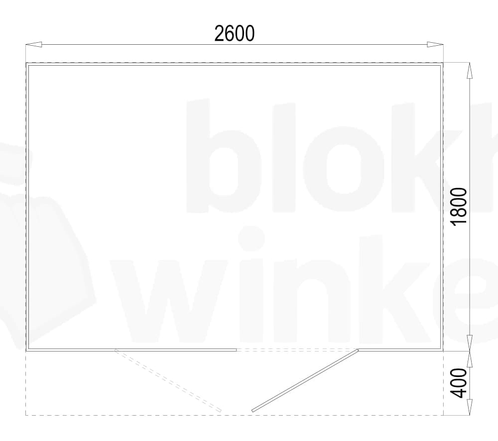 stalen berging AvantGarde A5 - Biohort - AG-L - 260x220 stalen berging AvantGarde A5 - Biohort - AG-L - 260x220