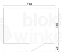 stalen berging AvantGarde A5 - Biohort - AG-L - 260x220