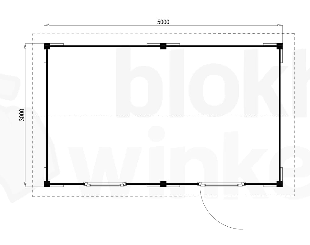 blokhut Oregon 500x300 - Luxhouse - FFOR500300 - 500x300 blokhut Oregon 500x300 - Luxhouse - FFOR500300 - 500x300