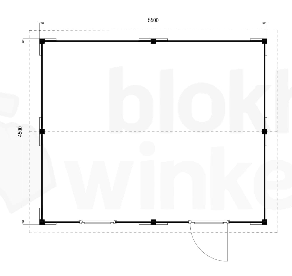Plattegrond Oregon 550x450