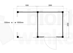 blokhut Oregon Lounge 200x200 - Luxhouse - FFORLO200200 - 200x200
