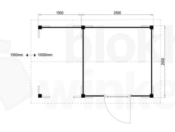 blokhut Oregon Lounge 250x250 - Luxhouse - FFORLO250250 - 250x250