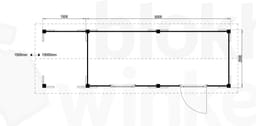 blokhut Oregon Lounge 500x200 - Luxhouse - FFORLO500200 - 500x200