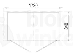 stalen berging Europa 1 - Biohort - 24010 - 172x84