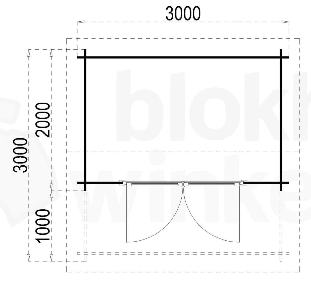 plattegrond afbeelding blokhut Texas 300x200 plattegrond afbeelding blokhut Texas 300x200