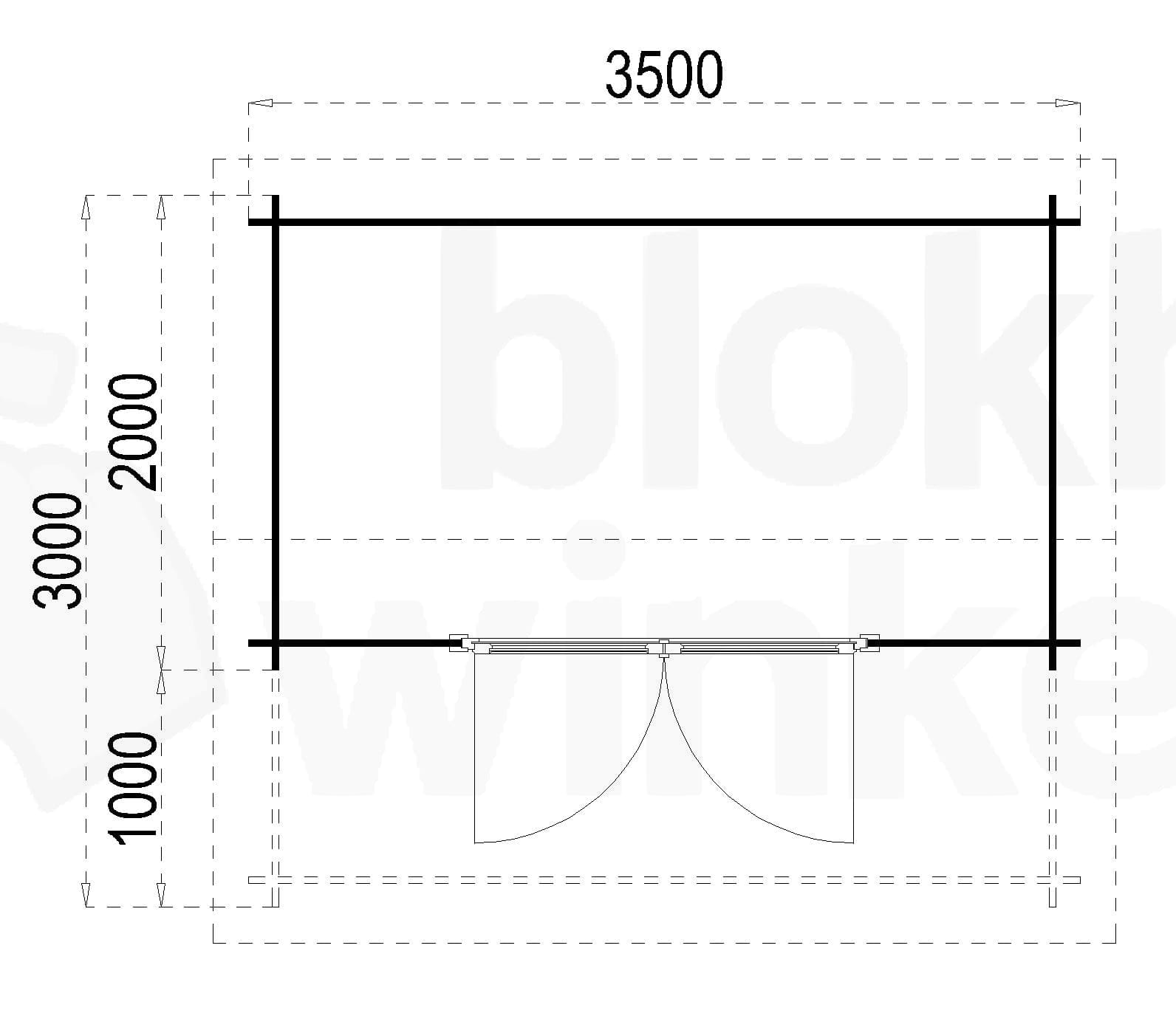 Plattegrond Texas 350x200