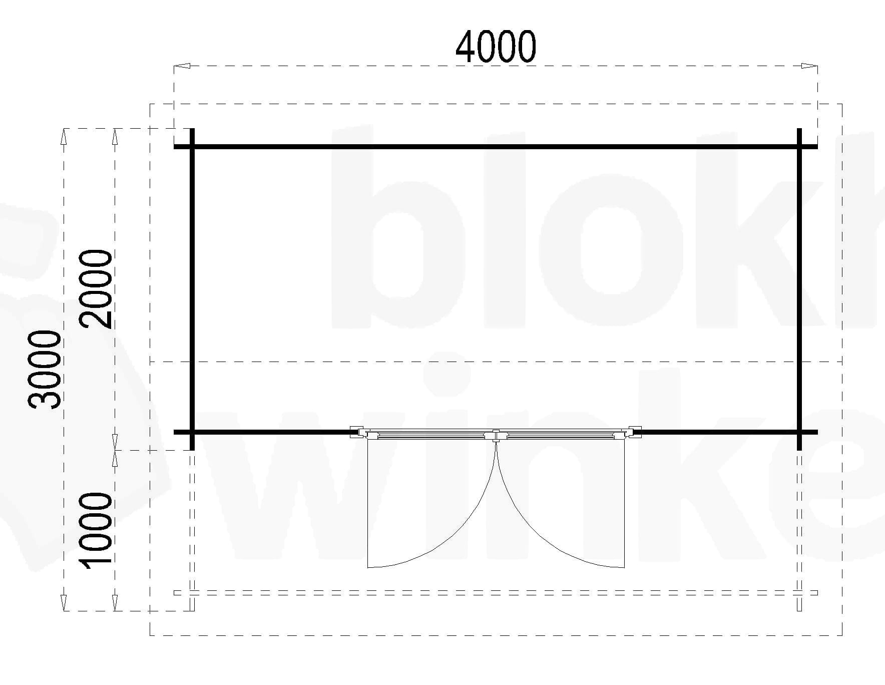 Plattegrond Texas 400x200