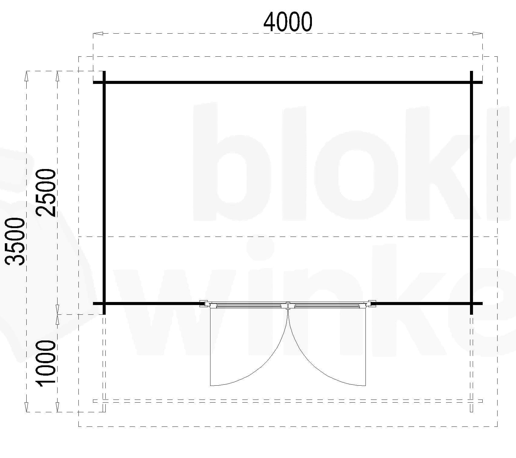 Plattegrond Texas 400x250