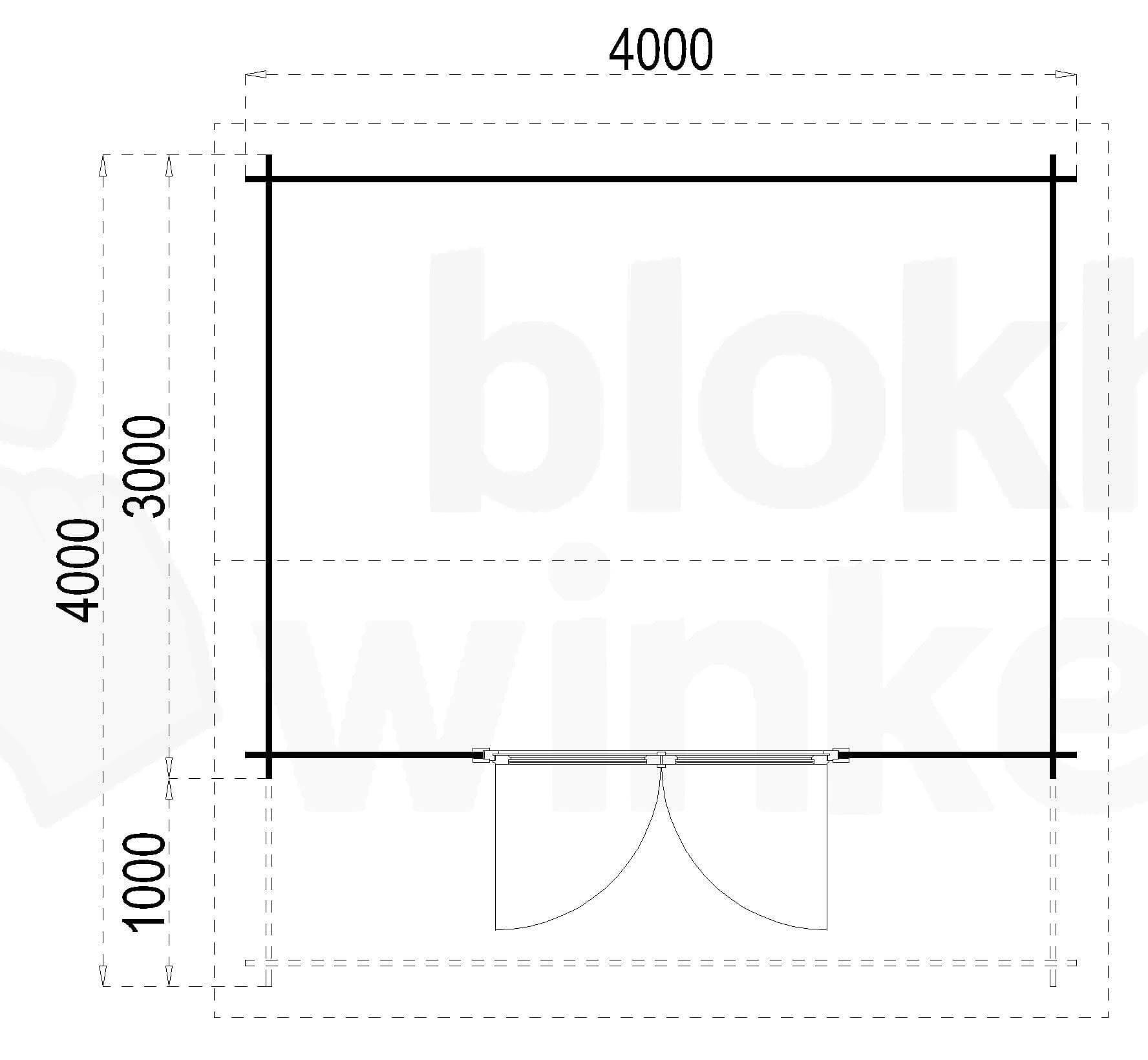 Plattegrond Texas 400x300