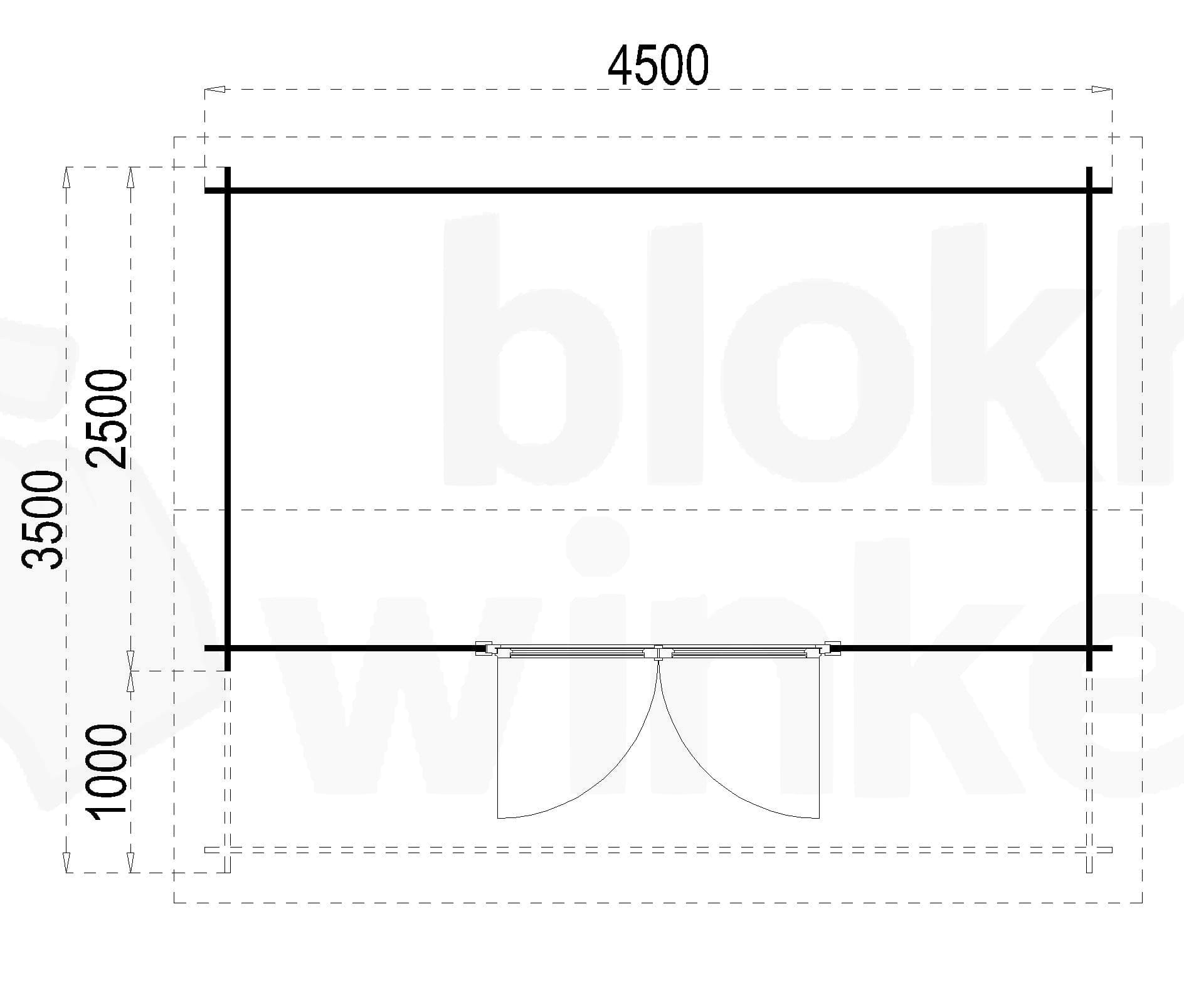 Plattegrond Texas 450x250