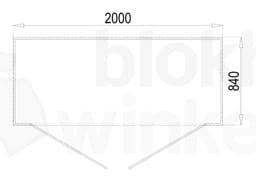 stalen berging Highboard 200 - Biohort - 71025 - 200x84