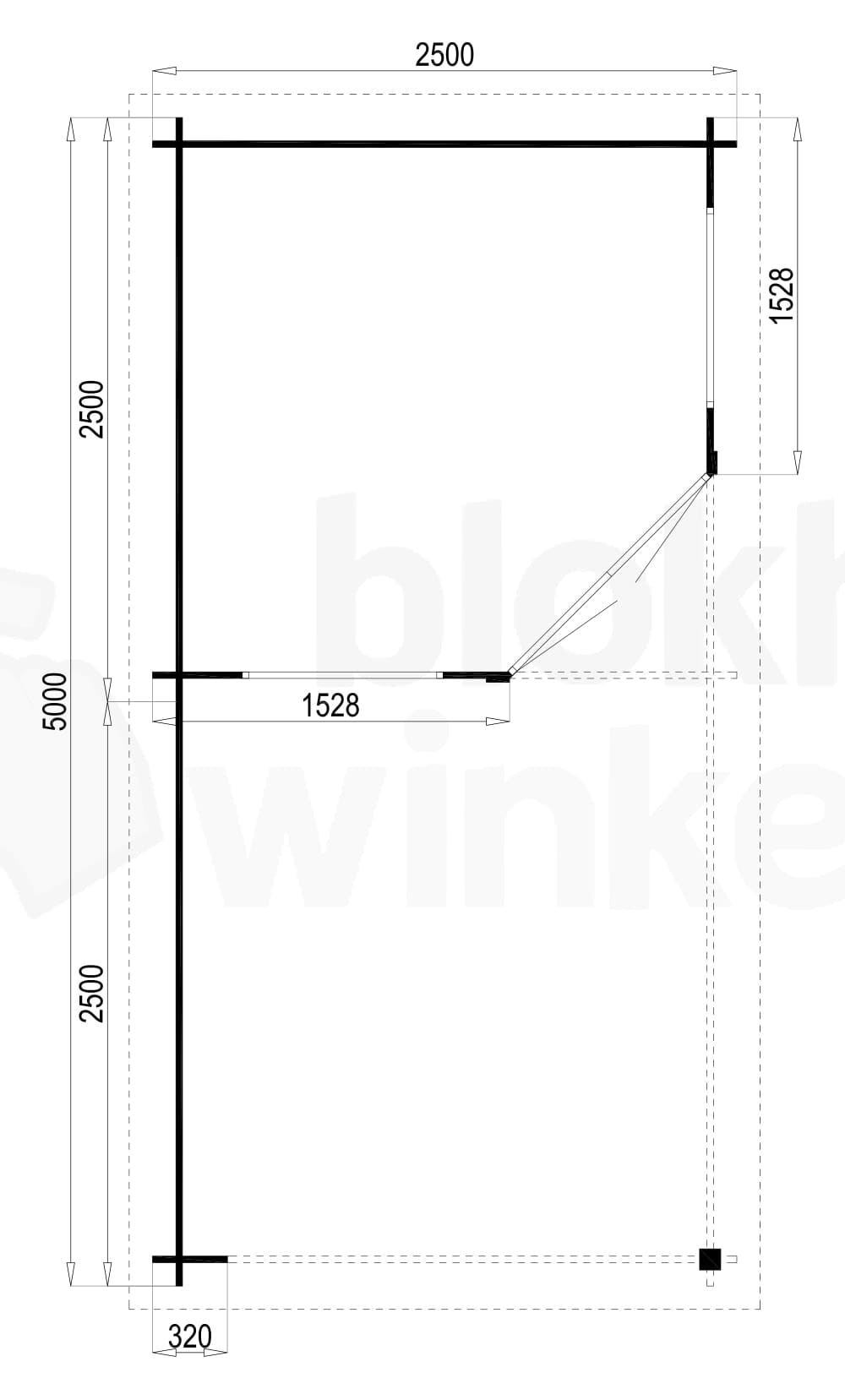 Plattegrond Alicante Side geïmpregneerd