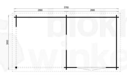 Plattegrond Interflex blokhut Granada