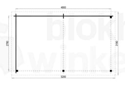 Plattegrond Interflex blokhut Mentrida