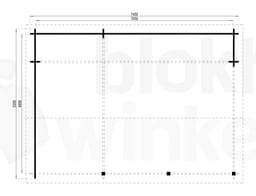 Plattegrond Interflex blokhut Kapschuur Olivenza