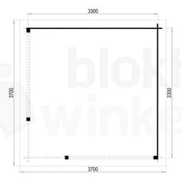 Plattegrond Interflex blokhut Vitoria