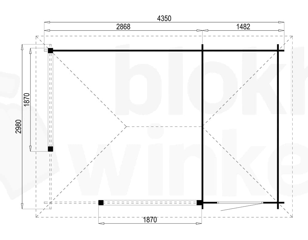 Plattegrond Zamora geïmpregneerd