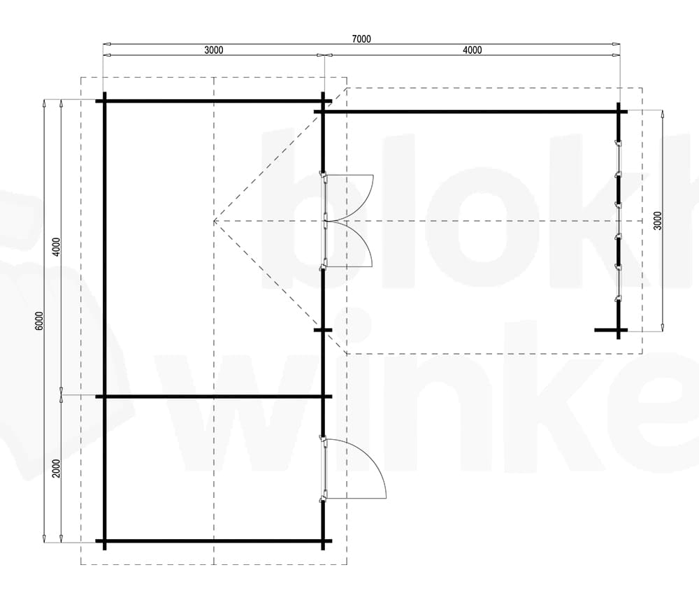 Plattegrond Lugarde blokhut Blokhut Amstelveen 600x700 Plattegrond Lugarde blokhut Blokhut Amstelveen 600x700