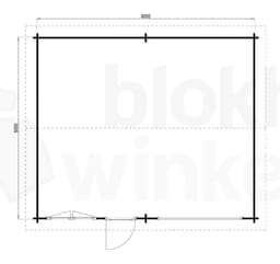 Plattegrond Lugarde Blokhut Birmingham 500x600