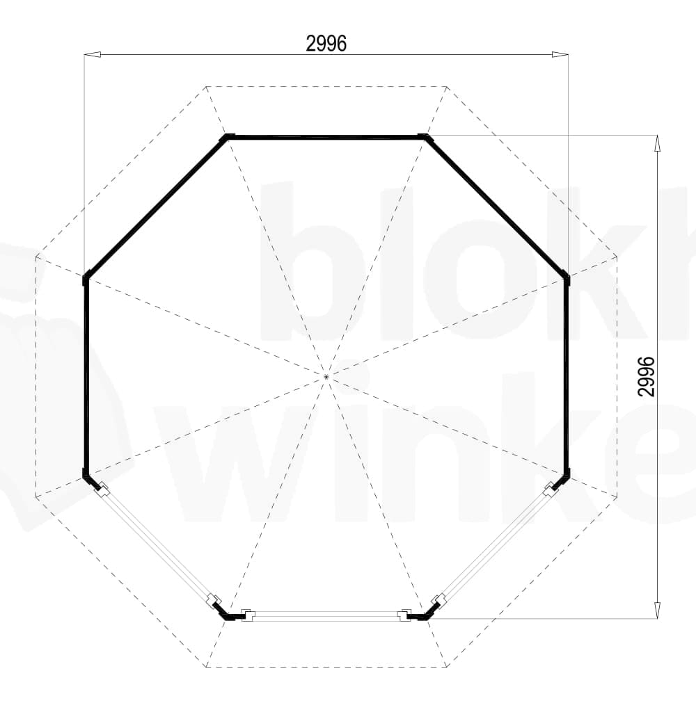 Plattegrond Lugarde tuinhuis Prima Christina Plattegrond Lugarde tuinhuis Prima Christina