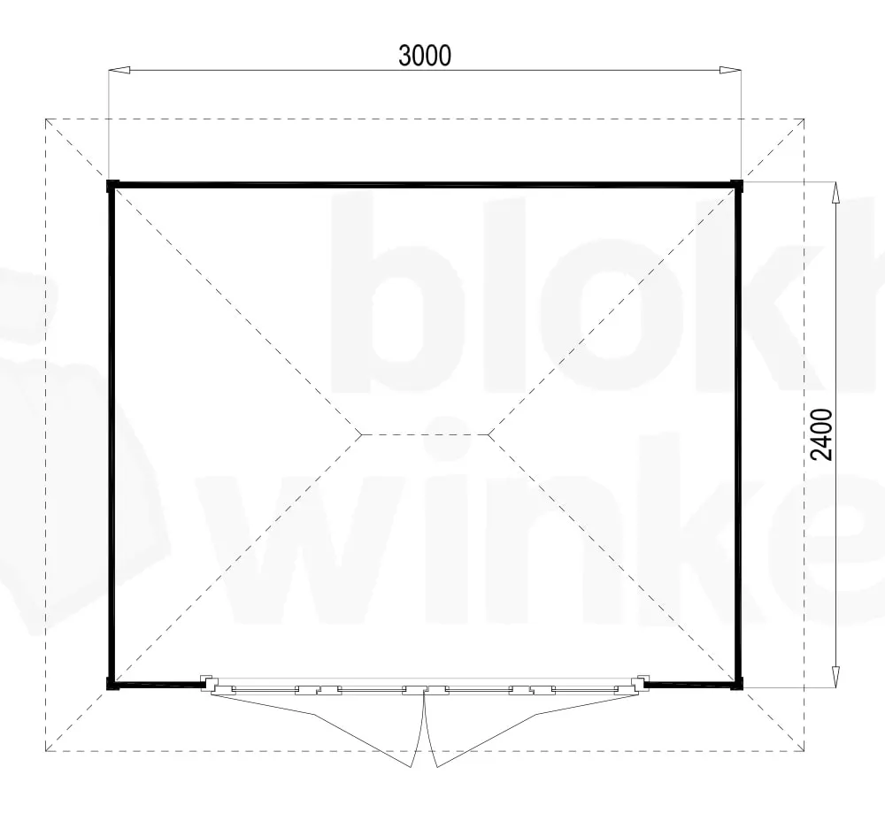 Plattegrond Lugarde tuinhuis Prima Noëlla 300x240 V2 geïmpregneerd Plattegrond Lugarde tuinhuis Prima Noëlla 300x240 V2 geïmpregneerd