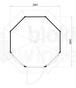 Plattegrond Lugarde blokhut Prima Vienna