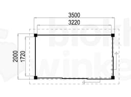 Plattegrond Lugarde Tuinkamer Apeldoorn 350x200