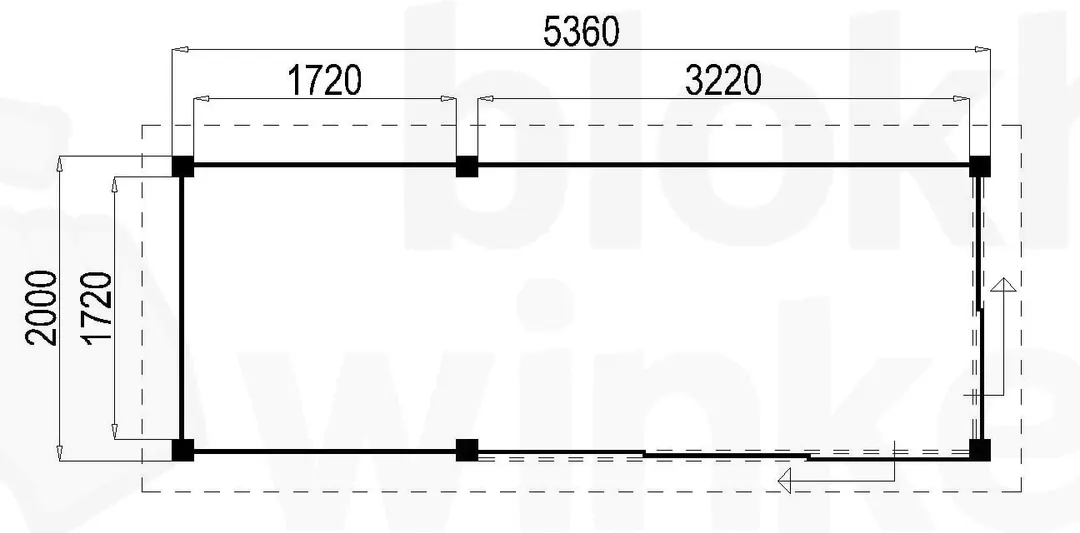 Plattegrond Lugarde Tuinkamer Apeldoorn 536x200 Plattegrond Lugarde Tuinkamer Apeldoorn 536x200