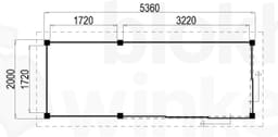 Plattegrond Lugarde Tuinkamer Apeldoorn 536x200