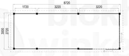 Plattegrond Lugarde Tuinkamer Apeldoorn 872x300