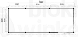 Plattegrond Lugarde Tuinkamer Apeldoorn 922x350
