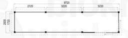 Plattegrond Lugarde Tuinkamer Apeldoorn 972x200