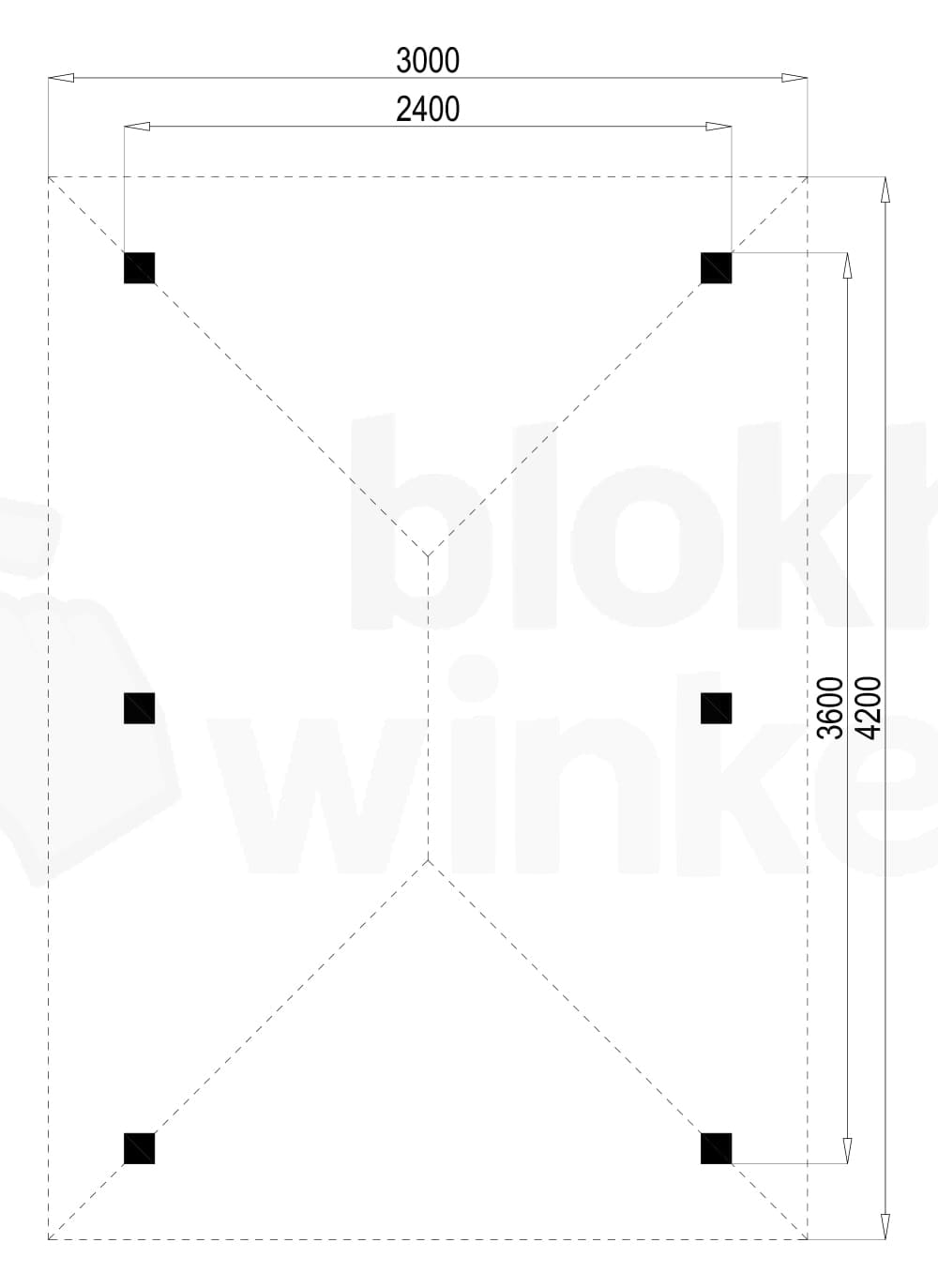 Plattegrond Veranda 240x360