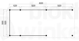 Plattegrond Houten Lugarde Veranda Arnhem 822x350 geïmpregneerd
