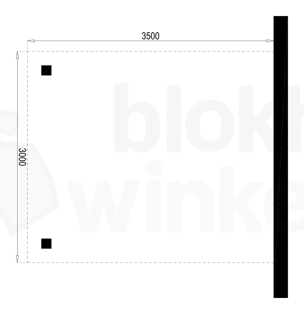 Plattegrond Houten Outback Douglas Aanbouw Carport 350x300 Plattegrond Houten Outback Douglas Aanbouw Carport 350x300