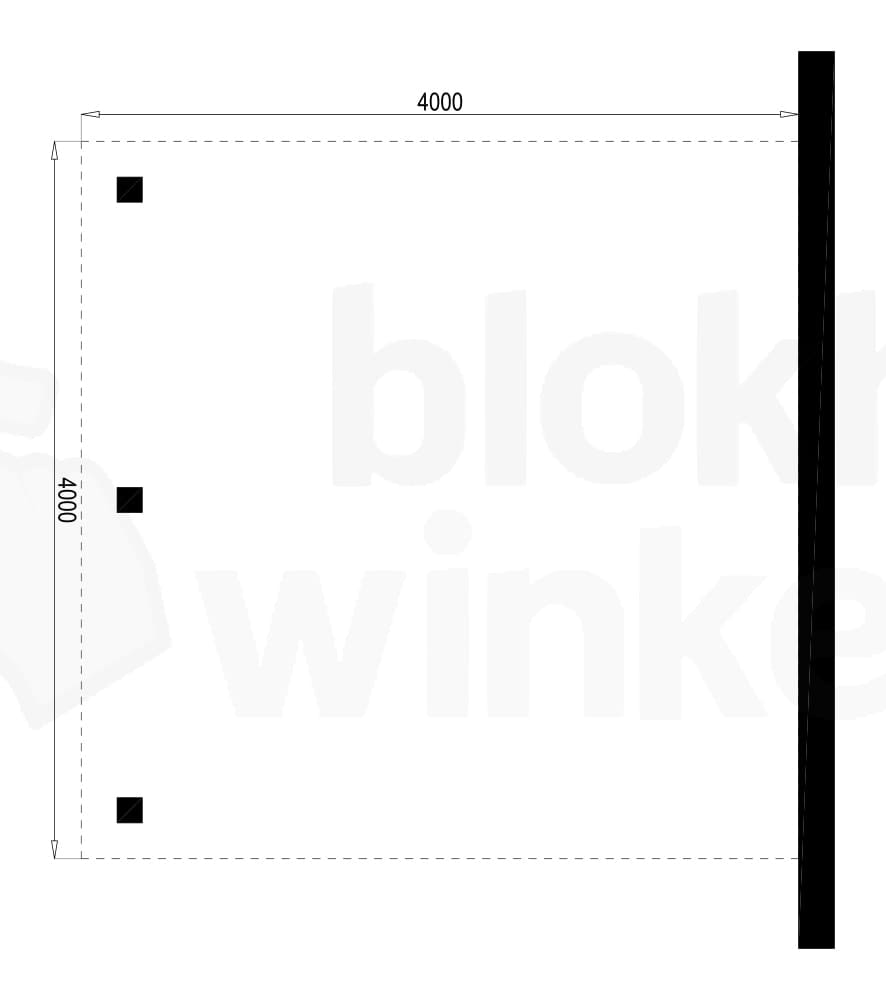 Plattegrond Houten Outback Douglas Aanbouw Carport 400x400 Plattegrond Houten Outback Douglas Aanbouw Carport 400x400