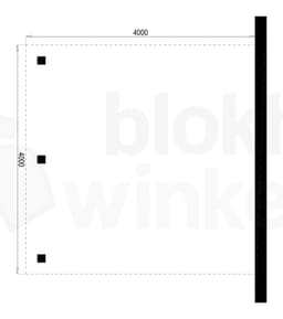 Plattegrond Houten Outback Douglas Aanbouw Carport 400x400