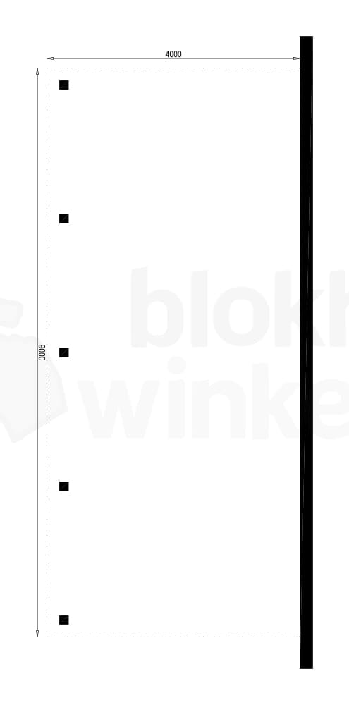 Plattegrond Houten Outback Douglas Aanbouw Carport 400x900 Plattegrond Houten Outback Douglas Aanbouw Carport 400x900