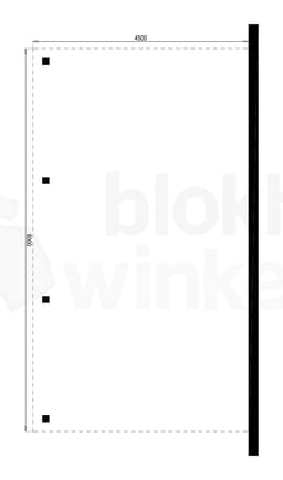 Plattegrond Houten Outback Douglas Aanbouw Carport 450x800
