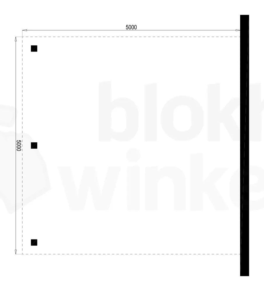 Plattegrond Houten Outback Douglas Aanbouw Carport 500x500 Plattegrond Houten Outback Douglas Aanbouw Carport 500x500