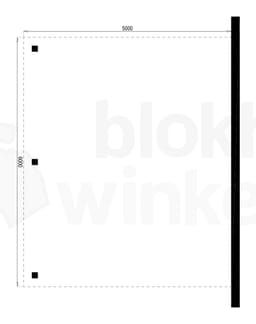Plattegrond Houten Outback Douglas Aanbouw Carport 500x600
