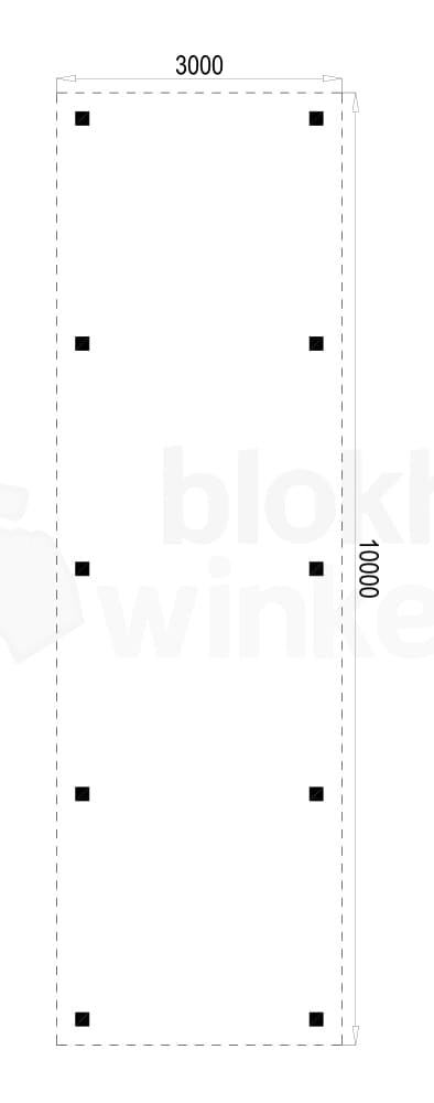 Plattegrond Houten Outback Douglas Vrijstaande Carport 300x1000 Plattegrond Houten Outback Douglas Vrijstaande Carport 300x1000