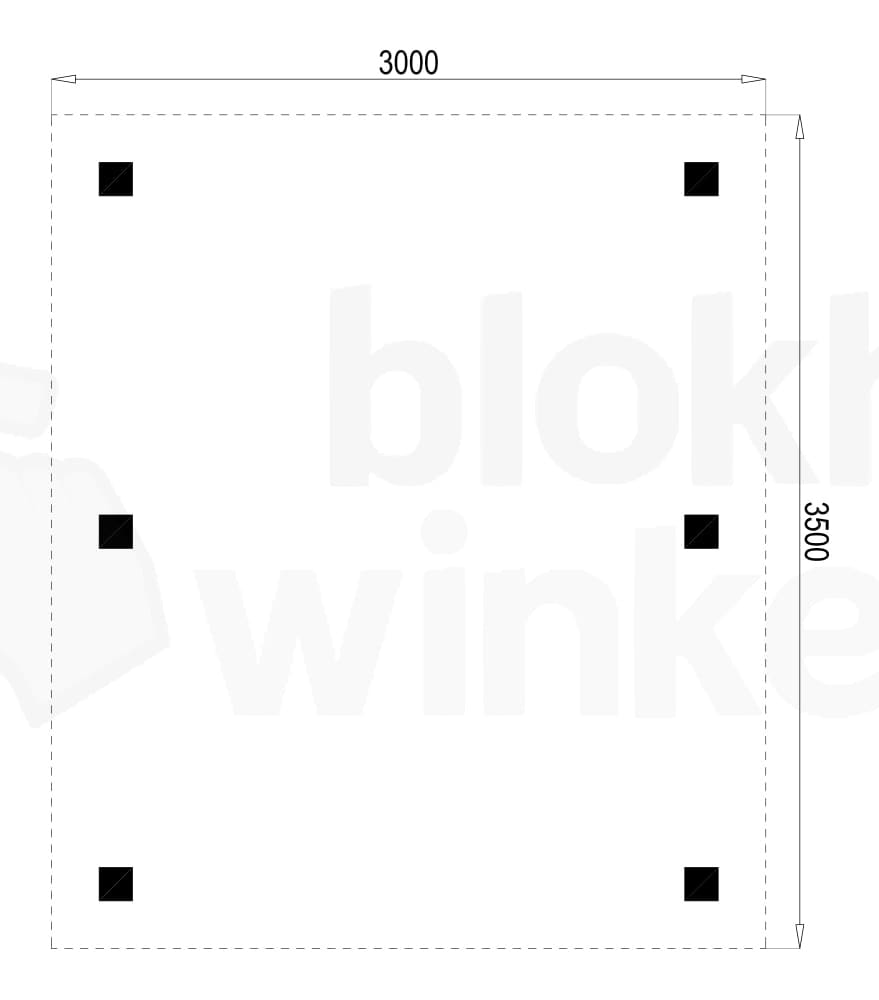 Plattegrond Houten Outback Douglas Vrijstaande Carport 300x350 Plattegrond Houten Outback Douglas Vrijstaande Carport 300x350
