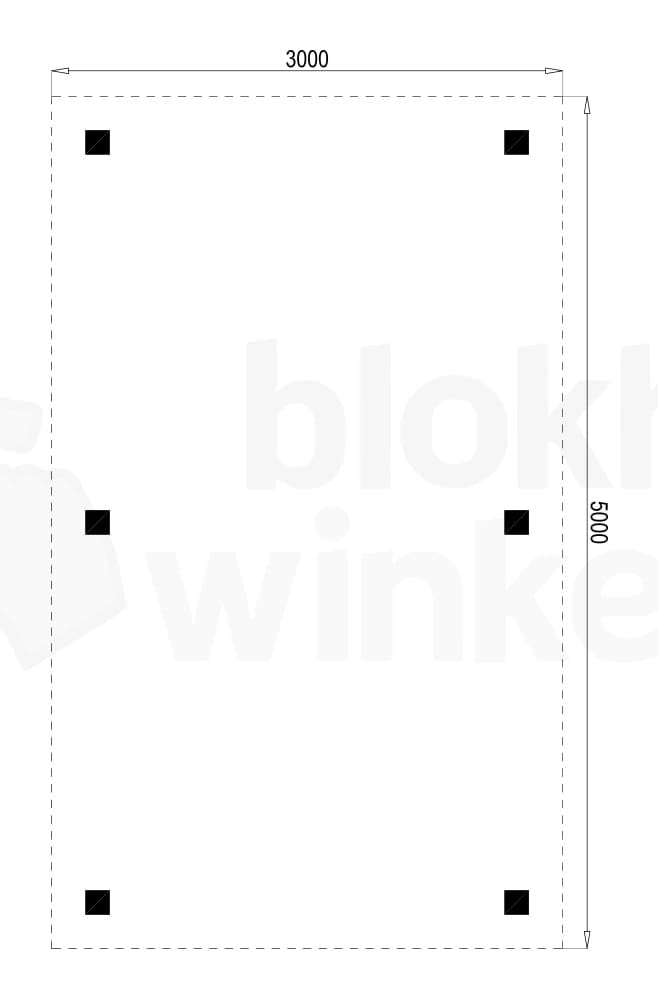 Plattegrond Houten Outback Douglas Vrijstaande Carport 300x500 Plattegrond Houten Outback Douglas Vrijstaande Carport 300x500