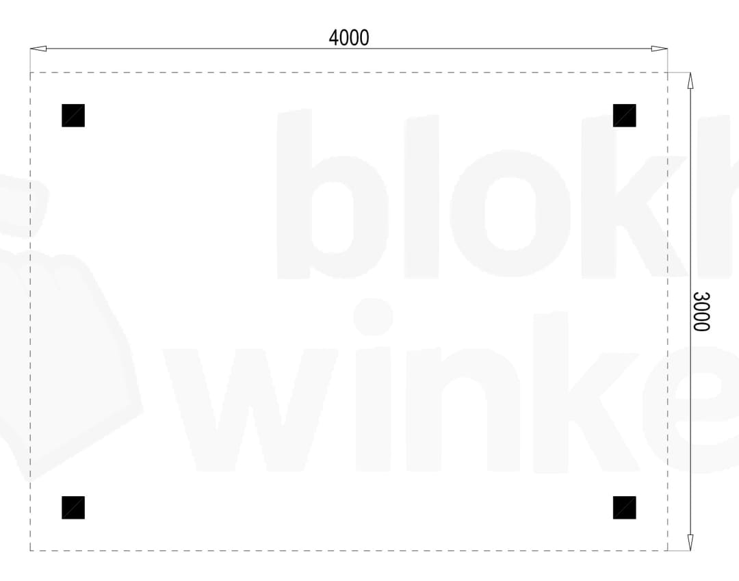 Plattegrond Houten Outback Douglas Vrijstaande Carport 400x300 Plattegrond Houten Outback Douglas Vrijstaande Carport 400x300
