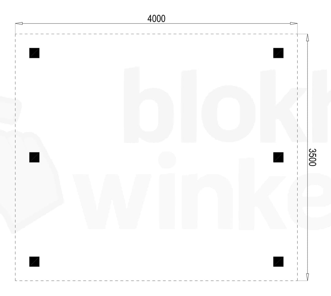 Plattegrond Houten Outback Douglas Vrijstaande Carport 400x350 Plattegrond Houten Outback Douglas Vrijstaande Carport 400x350