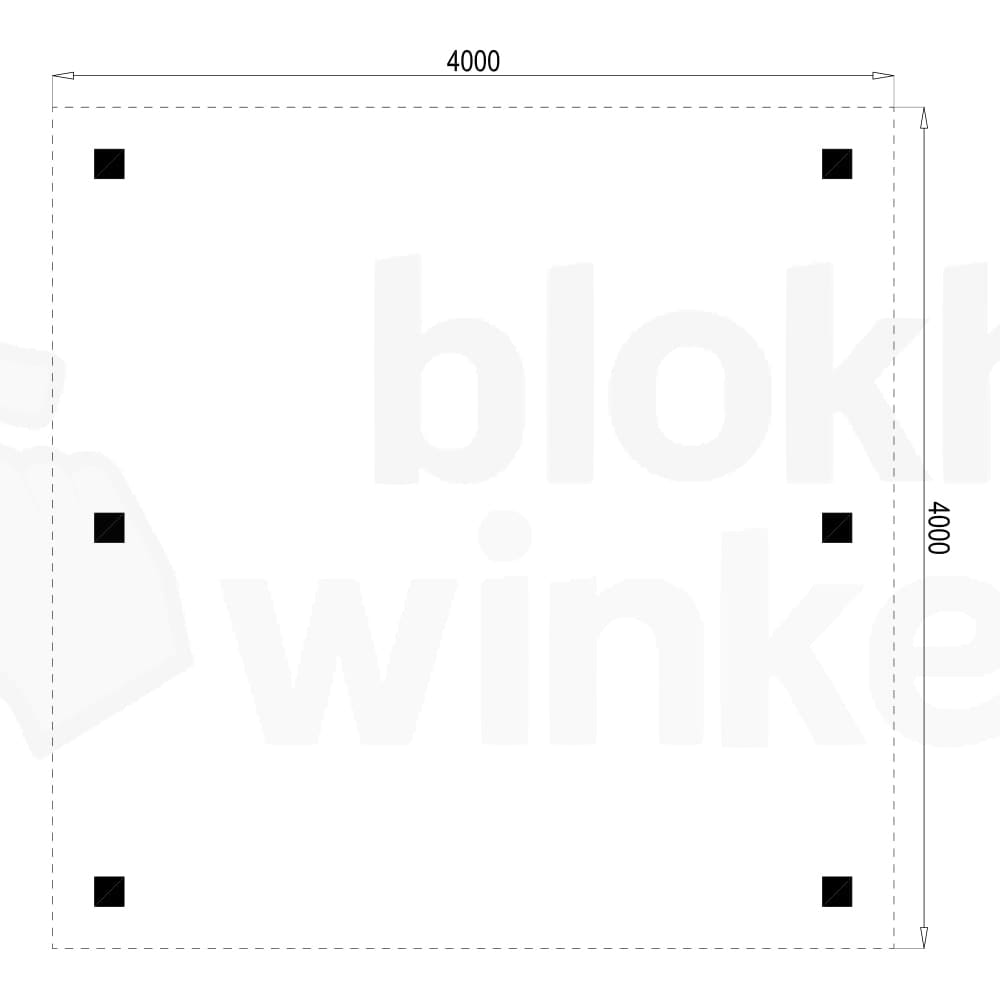 Plattegrond Houten Outback Douglas Vrijstaande Carport 400x400 Plattegrond Houten Outback Douglas Vrijstaande Carport 400x400